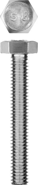 Болт ГОСТ 7798-70, M6 x 40 мм, 5 шт, кл. пр. 5.8, оцинкованный, ЗУБР 303086-06-040 купить в Муравленко