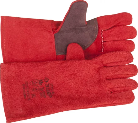 Термостойкие краги ЗУБР &quot;МАСТЕР&quot; для сварки и тяжелых механических работ, спилковые, с подкладкой, 350мм 11334-XL купить в Муравленко