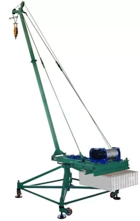 Кран стреловой поворотный &quot;МАСТЕР-3&quot; 1000 кг 50 м без противовесов с колесами 1010283 купить в Муравленко