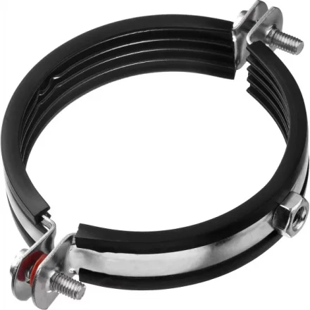 Хомут трубный с гайкой, оцинкованный, 3&quot;, 6шт, ЗУБР Мастер 37850-87-94 37850-87-94 купить в Муравленко