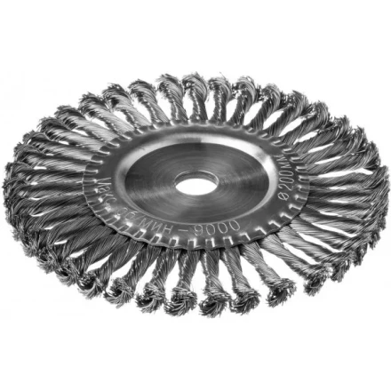 DEXX. Щетка дисковая для УШМ, жгутированная стальная проволока 0,5мм, 200ммх22мм 35100-200 купить в Муравленко