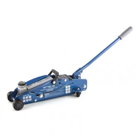 Домкрат гидравлический подкатной 2,5 т с фиксатором Safety Pin 140-385 мм Stels 51152 купить в Муравленко