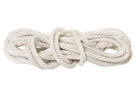 Веревка хлопчатобумажная D 16 мм L 11 м крученая 497 кгс Россия 94004 купить в Муравленко