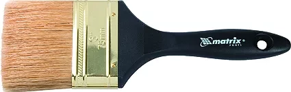 Кисть плоская &quot;Профи&quot; 1,5&quot; натуральная щетина пластмассовая ручка  MATRIX 83161 купить в Муравленко