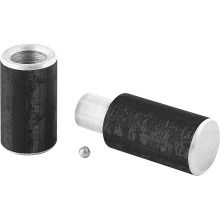 Петля гаражная с шаром D 18 x 100 мм 4 шт Россия Сибртех 920033 купить в Муравленко