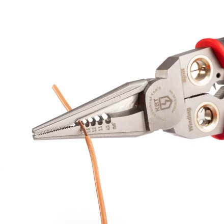 Мультитул-длинногубцы КВТ MT-03 (6 в 1) с функцией снятия изоляции и резки (102401) купить в Муравленко