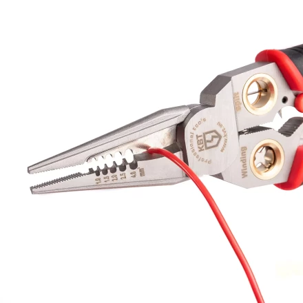 Мультитул-длинногубцы КВТ MT-03 (6 в 1) с функцией снятия изоляции и резки (102401) купить в Муравленко