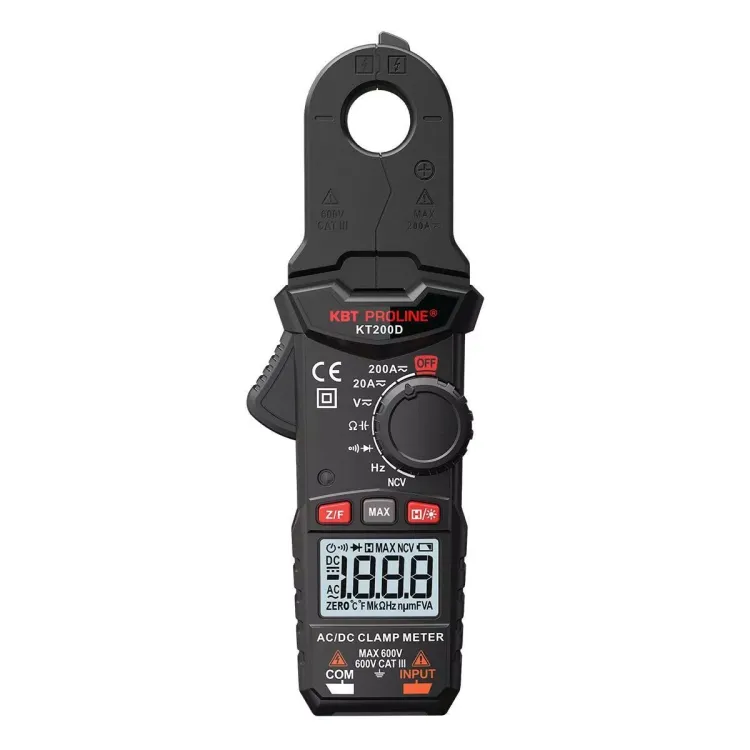 Токоизмерительные клещи КВТ КТ 200D с True RMS (101563) купить в Муравленко