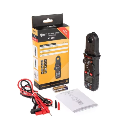Токоизмерительные клещи КВТ КТ 200D с True RMS (101563) купить в Муравленко