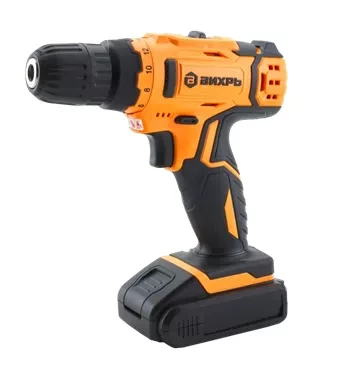 Дрель-шуруповерт аккумуляторная Вихрь ДА-18Л-2КА купить в Муравленко