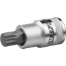 Торцовая бита-головка KRAFTOOL "INDUSTRIE QUALITAT", материал S2, SPLINE, сатинированная, 1/2", M12 27911-12_z01 купить в Муравленко