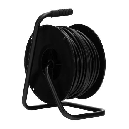 Удлинитель силовой на кабельной катушке, ПВС, 50 м, 4 розетки, 16А, тип УХз16, Россия Сибртех 96046 купить в Муравленко