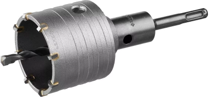 Коронка ЗУБР буровая, коническая посадка центрирующего сверла, SDS-Plus хвостовик, в сборе, 68мм 2918-68_z01 купить в Муравленко