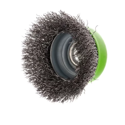 Щетка для УШМ, 65 мм, М14, &quot;чашка&quot;, витая проволока 0.3 мм Сибртех 746037 купить в Муравленко