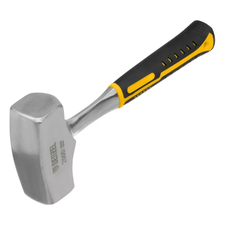 Кувалда 2 кг, цельнометаллическая, двухкомпонентная рукоятка Denzel 11013 купить в Муравленко