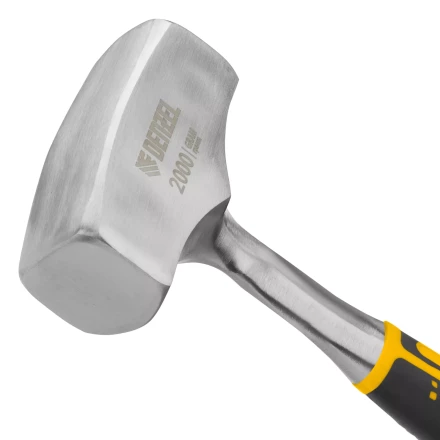 Кувалда 2 кг, цельнометаллическая, двухкомпонентная рукоятка Denzel 11013 купить в Муравленко