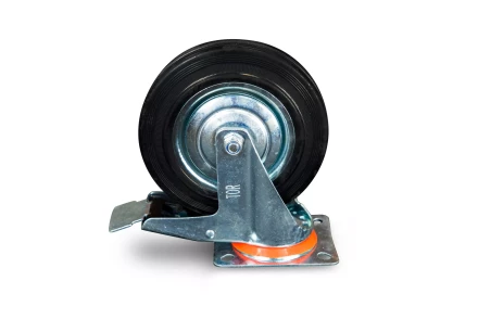 Колесо поворотное резина SCb 80 200 мм с тормозом (N) 1024202 купить в Муравленко