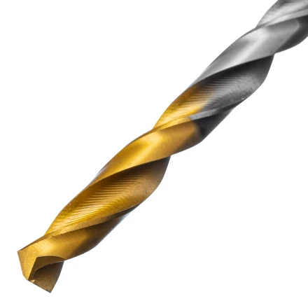 Сверло спиральное по металлу Denzel 5,5 x 93 мм, Р6М5, Golden Tip 718234 купить в Муравленко