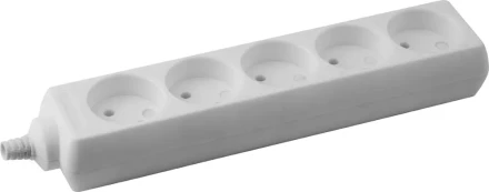 Колодка DEXX для удлинителя, 5 гнезд, макс мощность 3500Вт 55100-5 купить в Муравленко