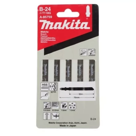 Пилки для лобзика Makita B-24 A-85759 купить в Муравленко
