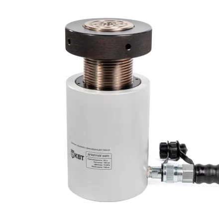 Домкрат грузовой с фиксирующей гайкой КВТ ДГ-100П100Г серия ПРОФИ (84587) купить в Муравленко