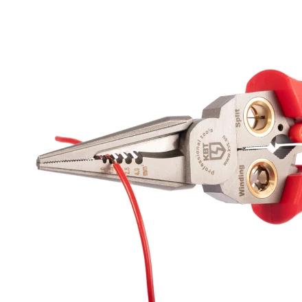 Мультитул-длинногубцы КВТ MT-03т (7 в 1) с функцией снятия изоляции, резки и детектором напряжения (102402) купить в Муравленко