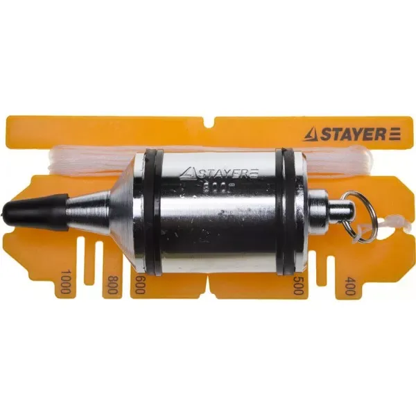 Отвес STAYER "PROFI" строительный со шнуром, с противоударными ободками, 800 г 06352-80 купить в Муравленко