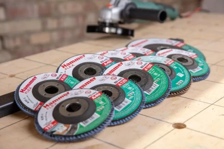 Круг Лепестковый Торцевой (КЛТ) HAMMER КЛТ 1 Ф115х22 Р80 213-003 купить в Муравленко