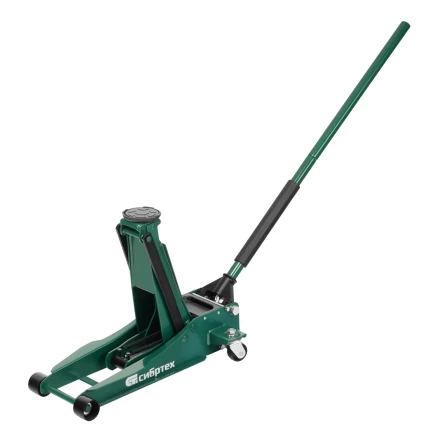 Домкрат гидравлический подкатной, 3 т, 85-490 мм, быстрый подъем, низкий подхват, проф.// Сибртех 50850 купить в Муравленко