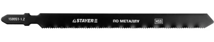 Полотна STAYER "PROFI", T318A, для эл/лобзика, HSS, по металлу (1-3мм), EU-хвост., шаг 1,2мм, 106мм, 2шт 159951-1.2_z01 купить в Муравленко