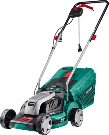 ЗУБР 1300 Вт, ш/с 33 см, сетевая газонокосилка (ГС-33-1310) купить в Муравленко