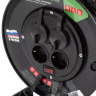 Удлинитель силовой на кабельной катушке, ПВС, 50 м, 4 розетки с крышкой, IP44, 16А, УХз16, Россия Сибртех 96048 купить в Муравленко