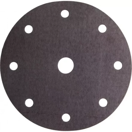 Круг шлифовальный URAGAN &quot;Универсальный водостойкий с покрытием стеарата цинка&quot; на липучке, 9 отв., P320, 150мм, 50шт 907-44114-320-50 купить в Муравленко