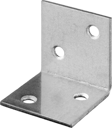ЗУБР УМШ-1.5, 30 x 30 x 30 x 1.5 мм, белый цинк, широкий мебельный уголок (31034-30) купить в Муравленко