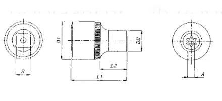 Торцевая головка 3/8&quot;DR внешний TORX Е-11 S06H311 Jonnesway 49704 купить в Муравленко