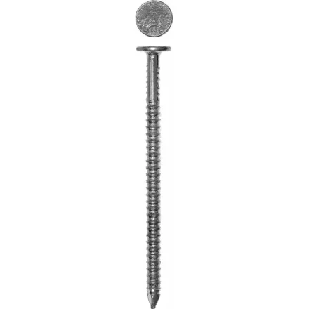 Гвозди ЗУБР ершенные оцинкованные с плоской головкой по дереву, 4,2х90мм, ТФ6, 10шт 4-305206-42-090 купить в Муравленко