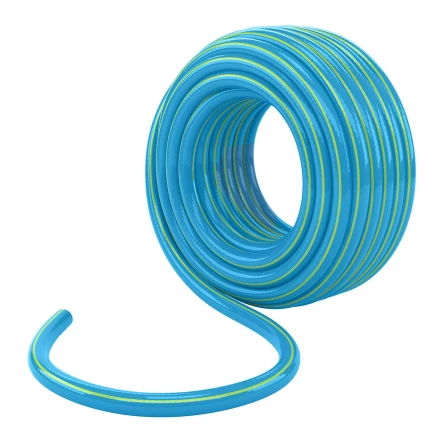 Шланг поливочный армированный Palisad 3 слойный ТЭП 1/2'', 35 м, лазурный 67107 купить в Муравленко
