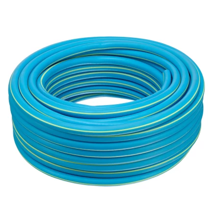 Шланг поливочный армированный Palisad 3 слойный ТЭП 1/2'', 35 м, лазурный 67107 купить в Муравленко
