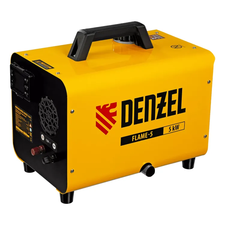 Дизельная тепловая портативная пушка Denzel Flame-5 96495, 5кВт, 300м3/ч, непр.наг., циф. терм. купить в Муравленко