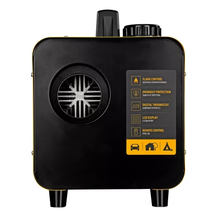 Дизельная тепловая портативная пушка Denzel Flame-5 96495, 5кВт, 300м3/ч, непр.наг., циф. терм. купить в Муравленко