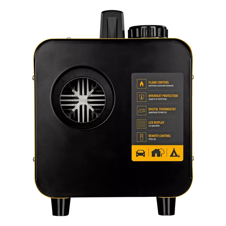 Дизельная тепловая портативная пушка Denzel Flame-5 96495, 5кВт, 300м3/ч, непр.наг., циф. терм. купить в Муравленко