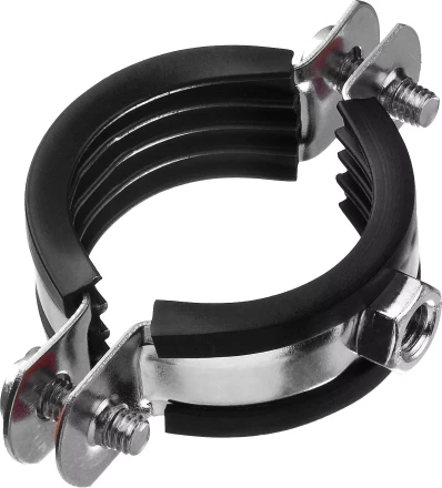 Хомут трубный с гайкой, оцинкованный, 1 1/4&quot;, 8шт, ЗУБР Мастер 37850-40-45 37850-40-45 купить в Муравленко