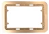 Панель СВЕТОЗАР &quot;ГАММА&quot; накладная для двойных розеток, цвет золотой металлик, 1 гнездо SV-54145-2-GM купить в Муравленко