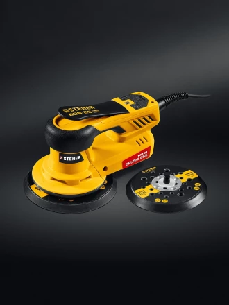 STEHER BOS-25 Duo, d125 / d150 мм, 2.5 мм, 350 Вт, бесщеточная орбитально-шлифовальная машина, кейс (BOS-25) купить в Муравленко