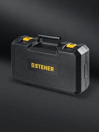 STEHER BOS-25 Duo, d125 / d150 мм, 2.5 мм, 350 Вт, бесщеточная орбитально-шлифовальная машина, кейс (BOS-25) купить в Муравленко