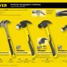 Молоток-гвоздодер "Fiberglass" с фиберглассовой рукояткой, 450 г, STAYER Professional 2026-450_z01 купить в Муравленко