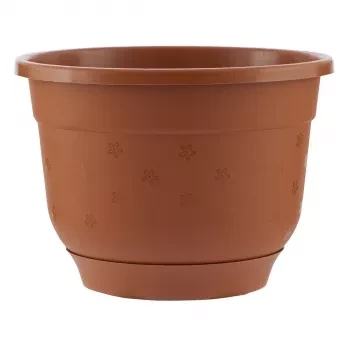 Горшок Флокс с поддоном терракотовый 1,5 л PALISAD 69221 купить в Муравленко
