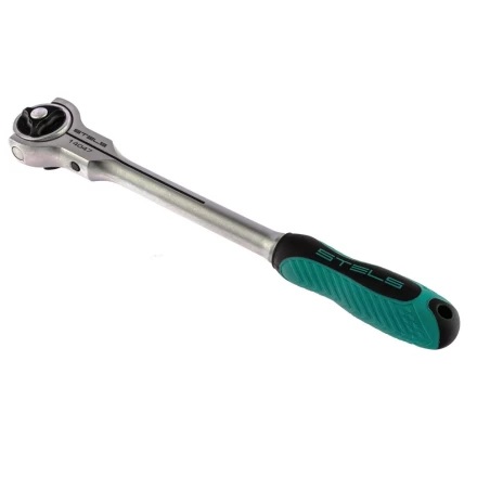 Ключ трещотка 1/2 72 зуба с быстрым сбросом. поворотная голова СrV Stels 14047 купить в Муравленко