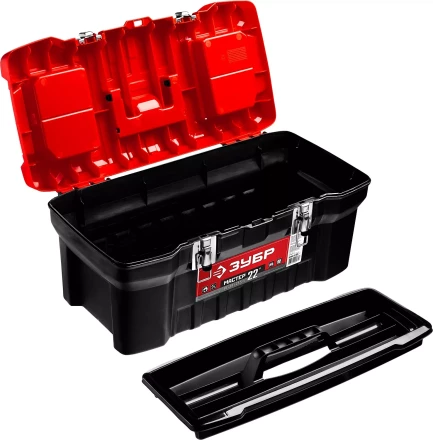 Ящик пластмассовый ЗУБР &quot;МАСТЕР&quot; для инструмента, 22&quot; 38180-22_z01 купить в Муравленко