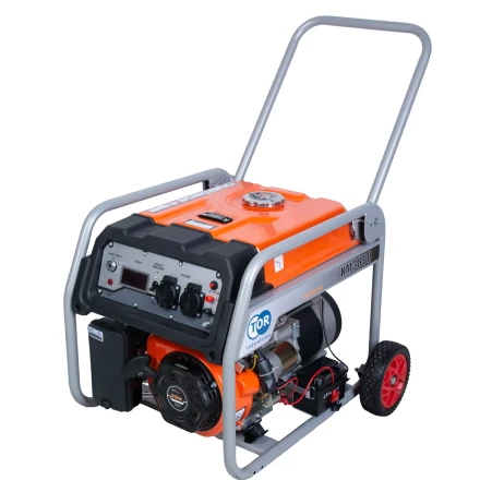 Генератор бензиновый TOR KM3800H 2,5 кВт 220В 16 л с электростартером и колесами 1018114 купить в Муравленко